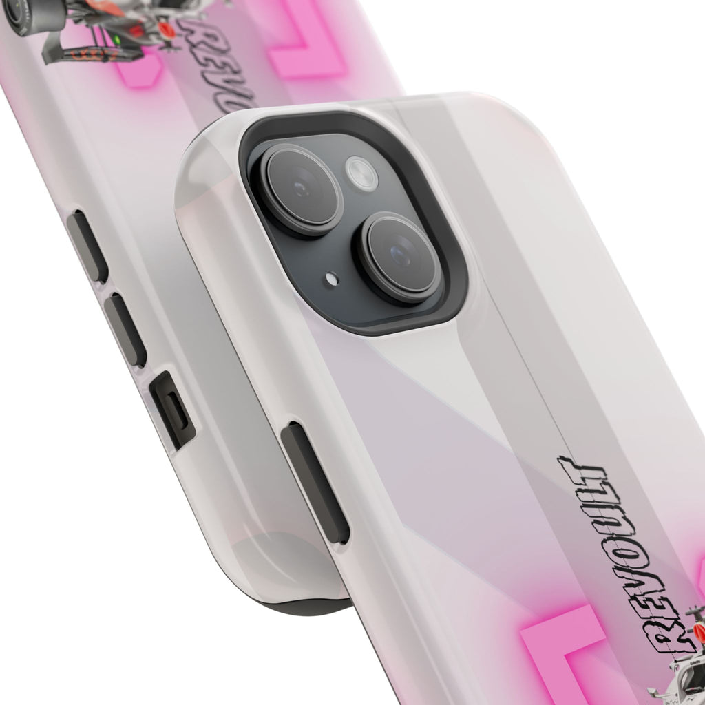 Phone Case — Pink Racing Car 'F1 Revolt' Magnetic Impact-Resistant Case
