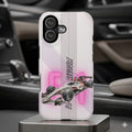 Phone Case — Pink Racing Car 'F1 Revolt' Magnetic Impact-Resistant Case