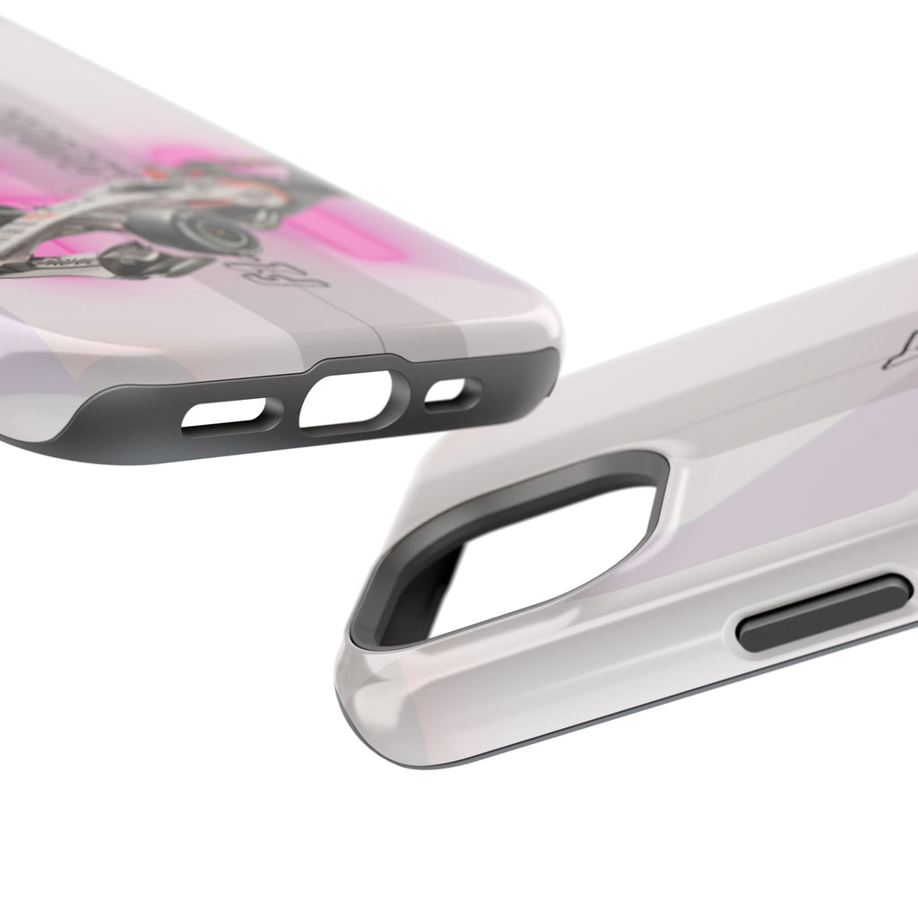 Phone Case — Pink Racing Car 'F1 Revolt' Magnetic Impact-Resistant Case