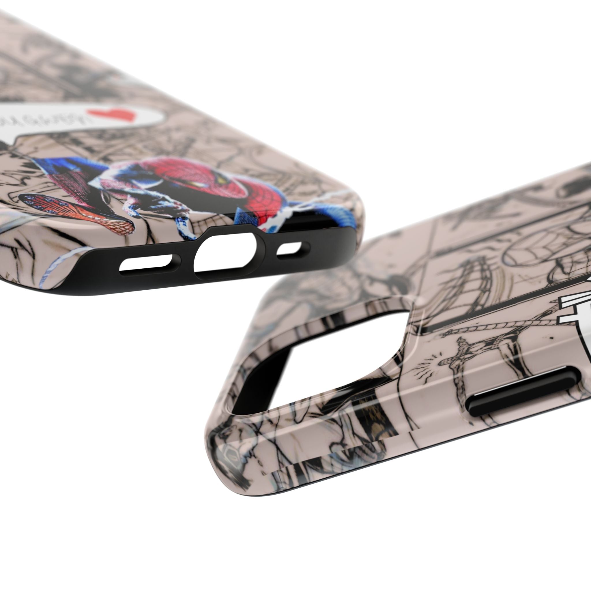 Comic Panel Tough Phone Case — "I Love You Gwen" Graphic