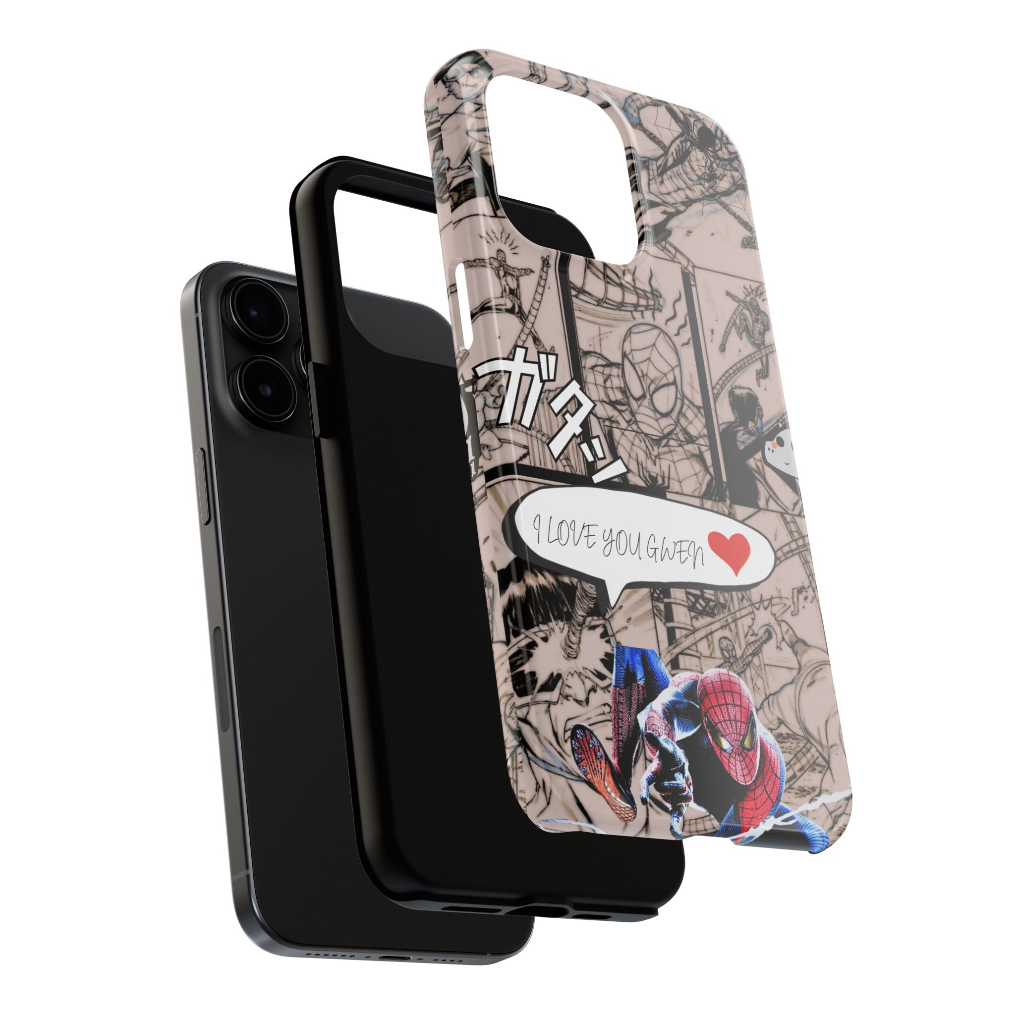 Comic Panel Tough Phone Case — "I Love You Gwen" Graphic