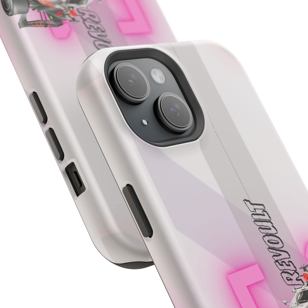 Phone Case — Pink Racing Car 'F1 Revolt' Magnetic Impact-Resistant Case