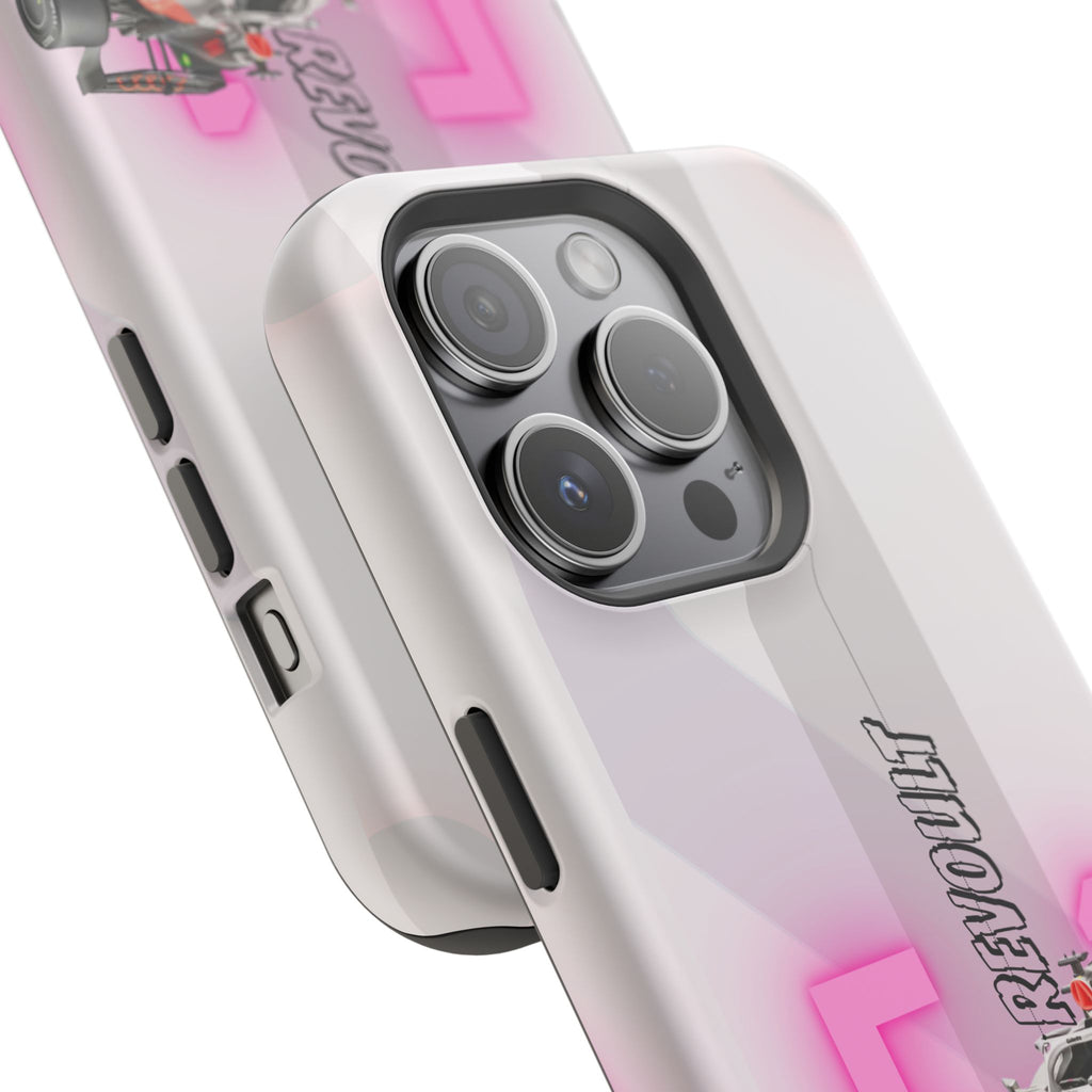 Phone Case — Pink Racing Car 'F1 Revolt' Magnetic Impact-Resistant Case