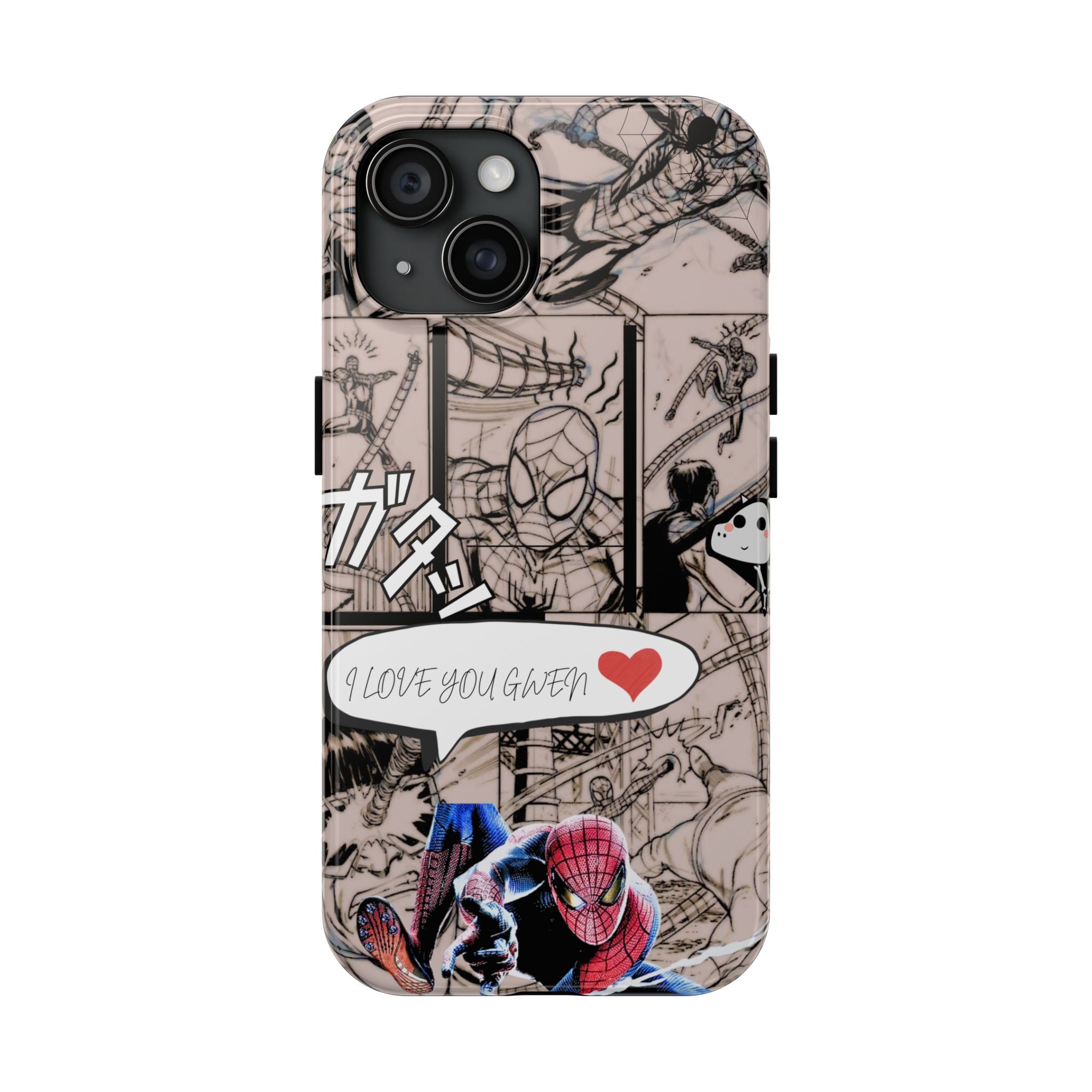 Comic Panel Tough Phone Case — "I Love You Gwen" Graphic