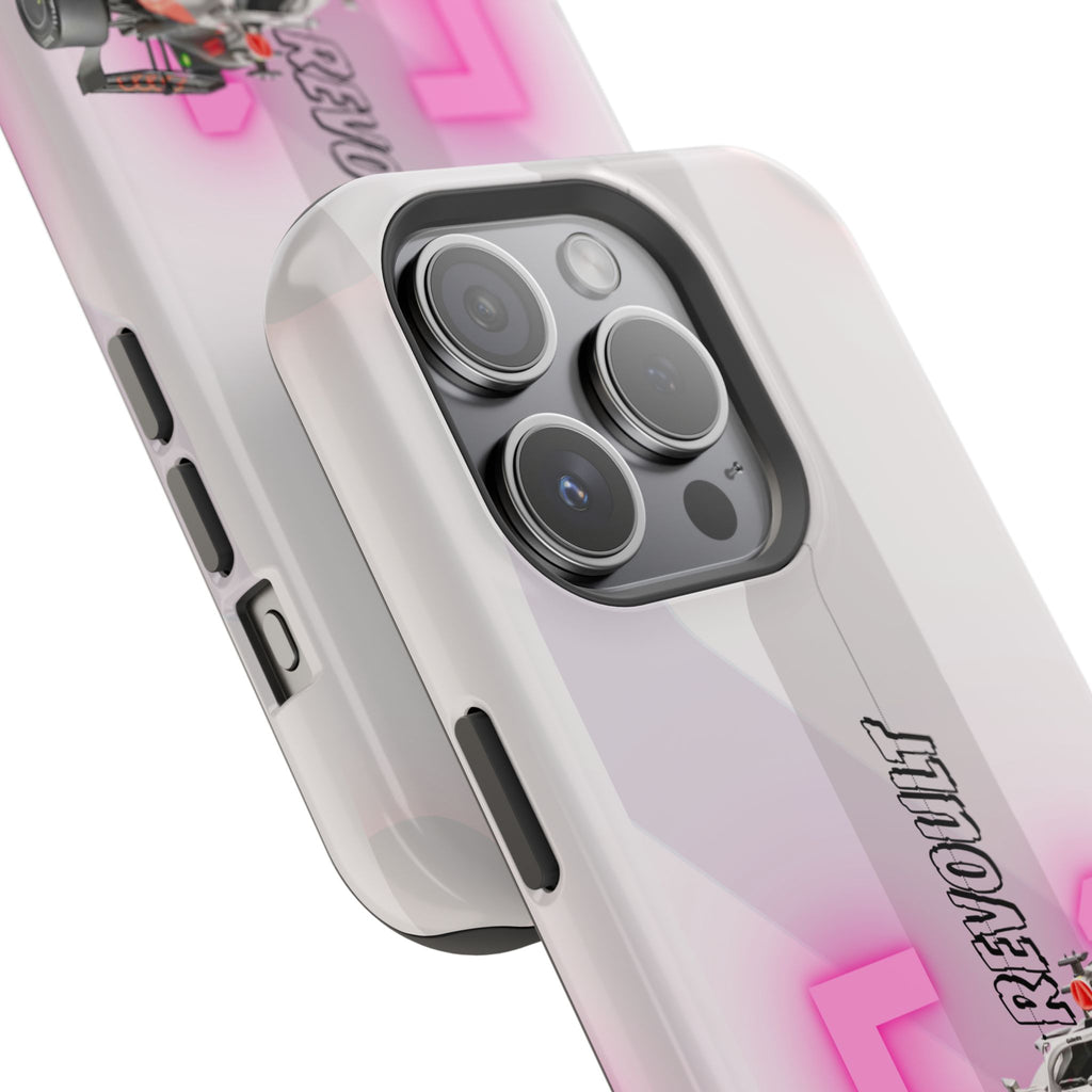 Phone Case — Pink Racing Car 'F1 Revolt' Magnetic Impact-Resistant Case