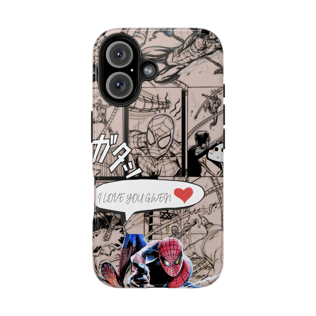 Comic Panel Tough Phone Case — "I Love You Gwen" Graphic