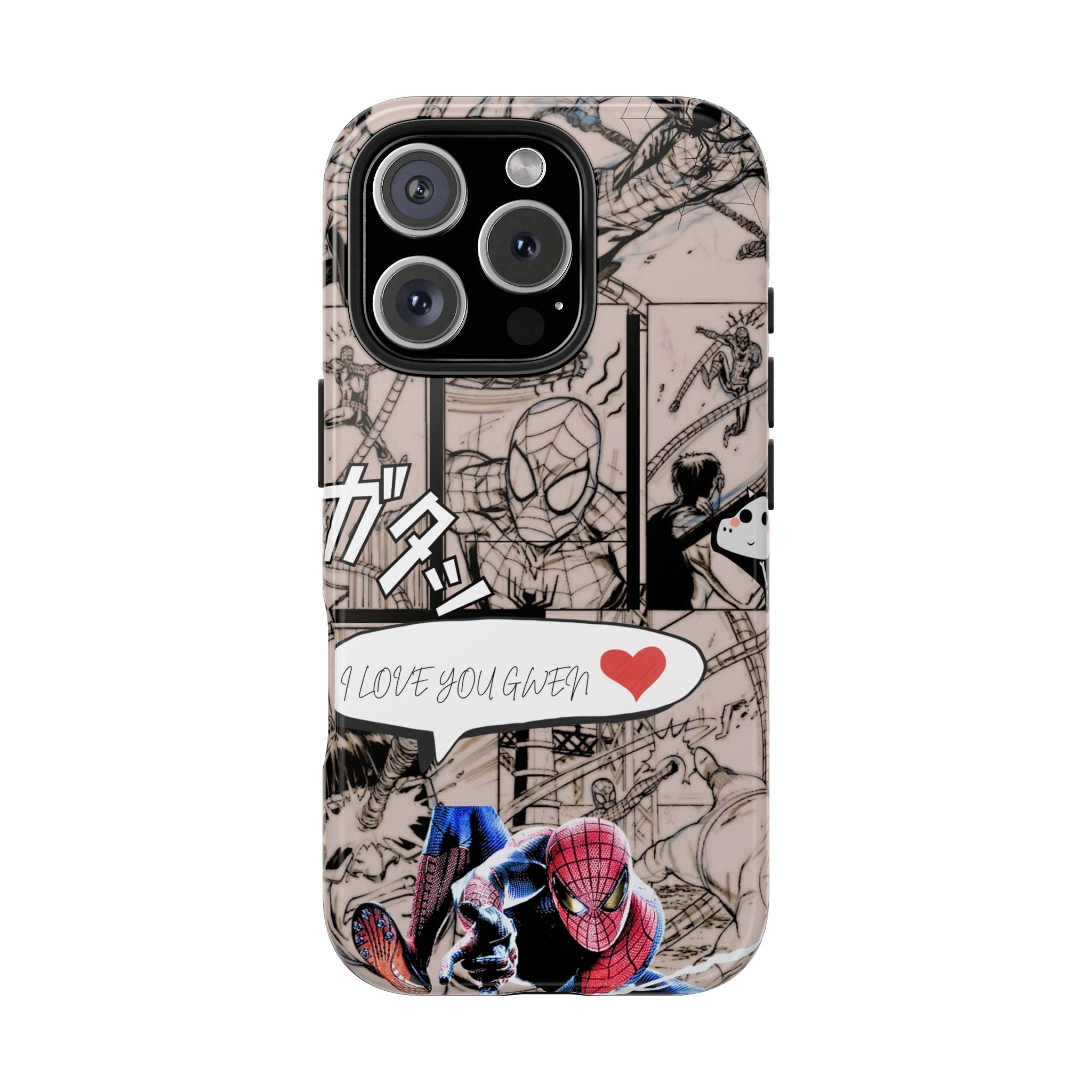 Comic Panel Tough Phone Case — "I Love You Gwen" Graphic