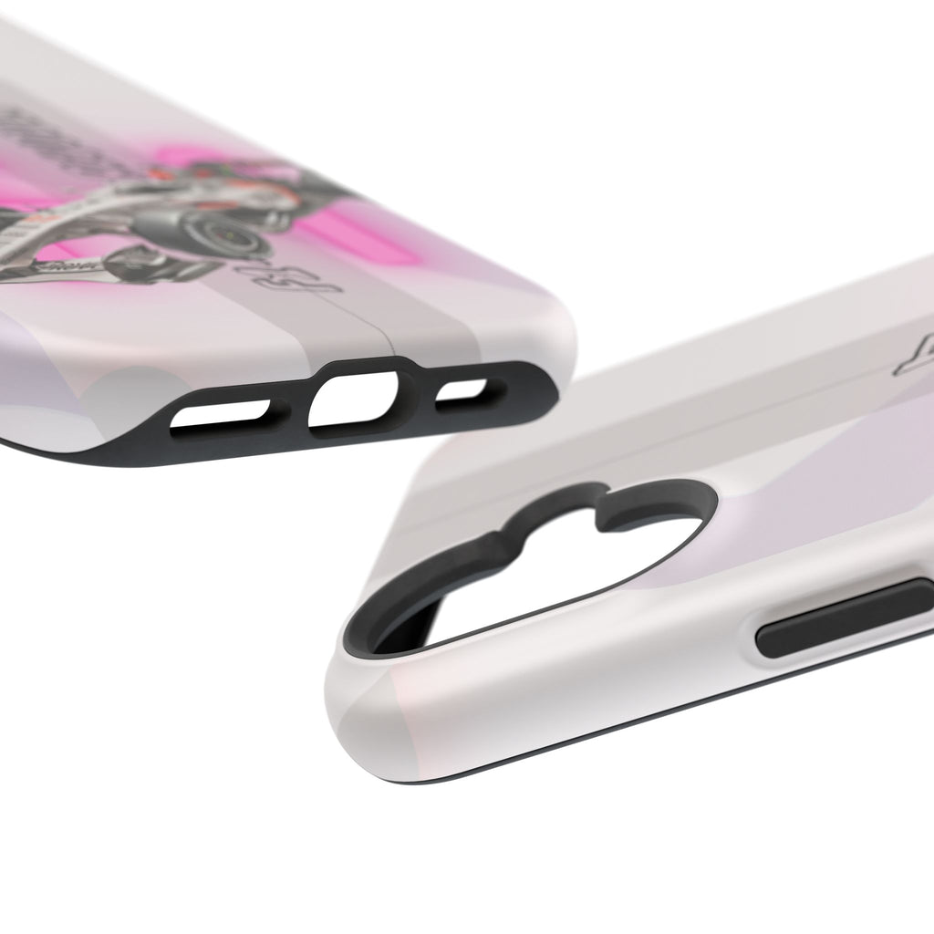 Phone Case — Pink Racing Car 'F1 Revolt' Magnetic Impact-Resistant Case