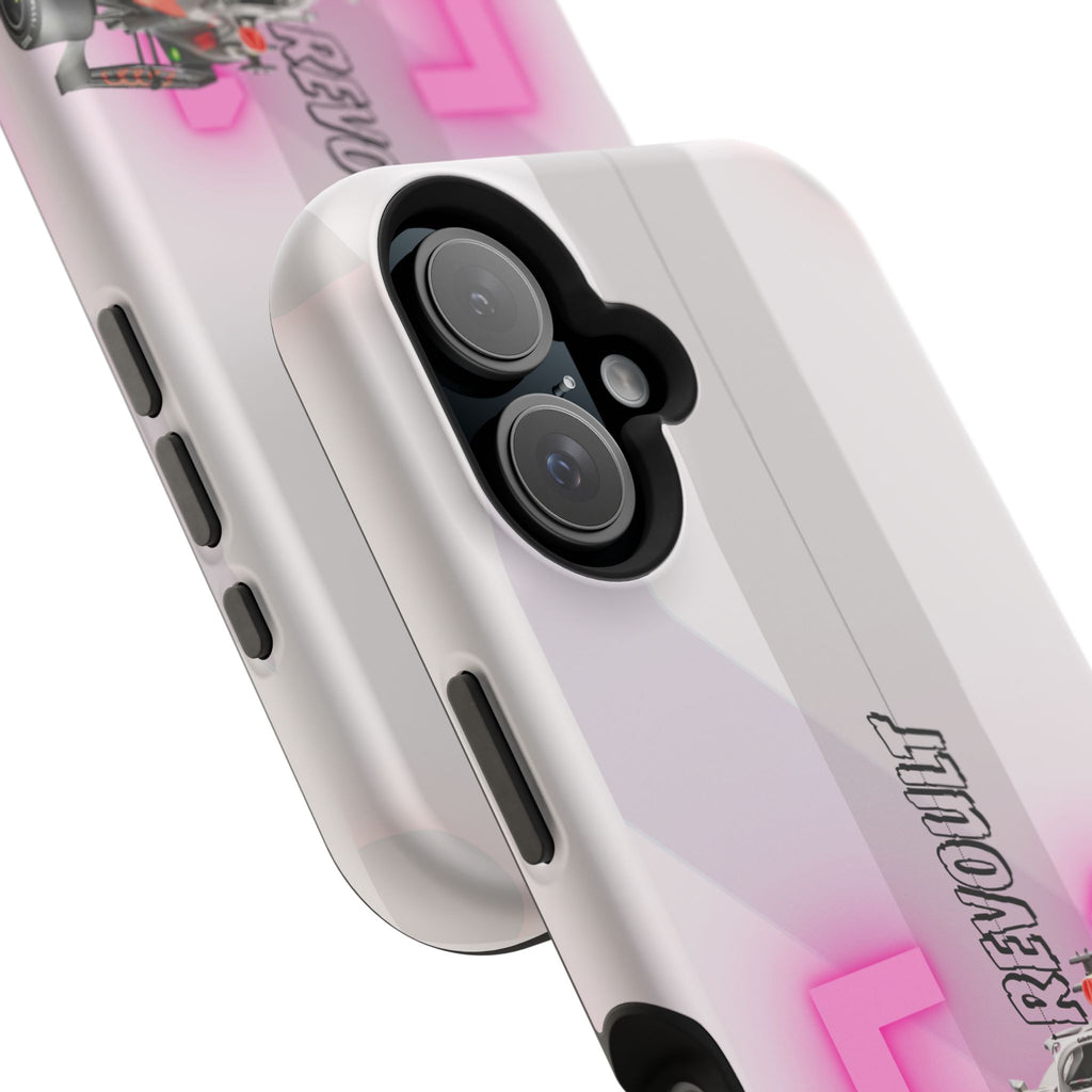 Phone Case — Pink Racing Car 'F1 Revolt' Magnetic Impact-Resistant Case