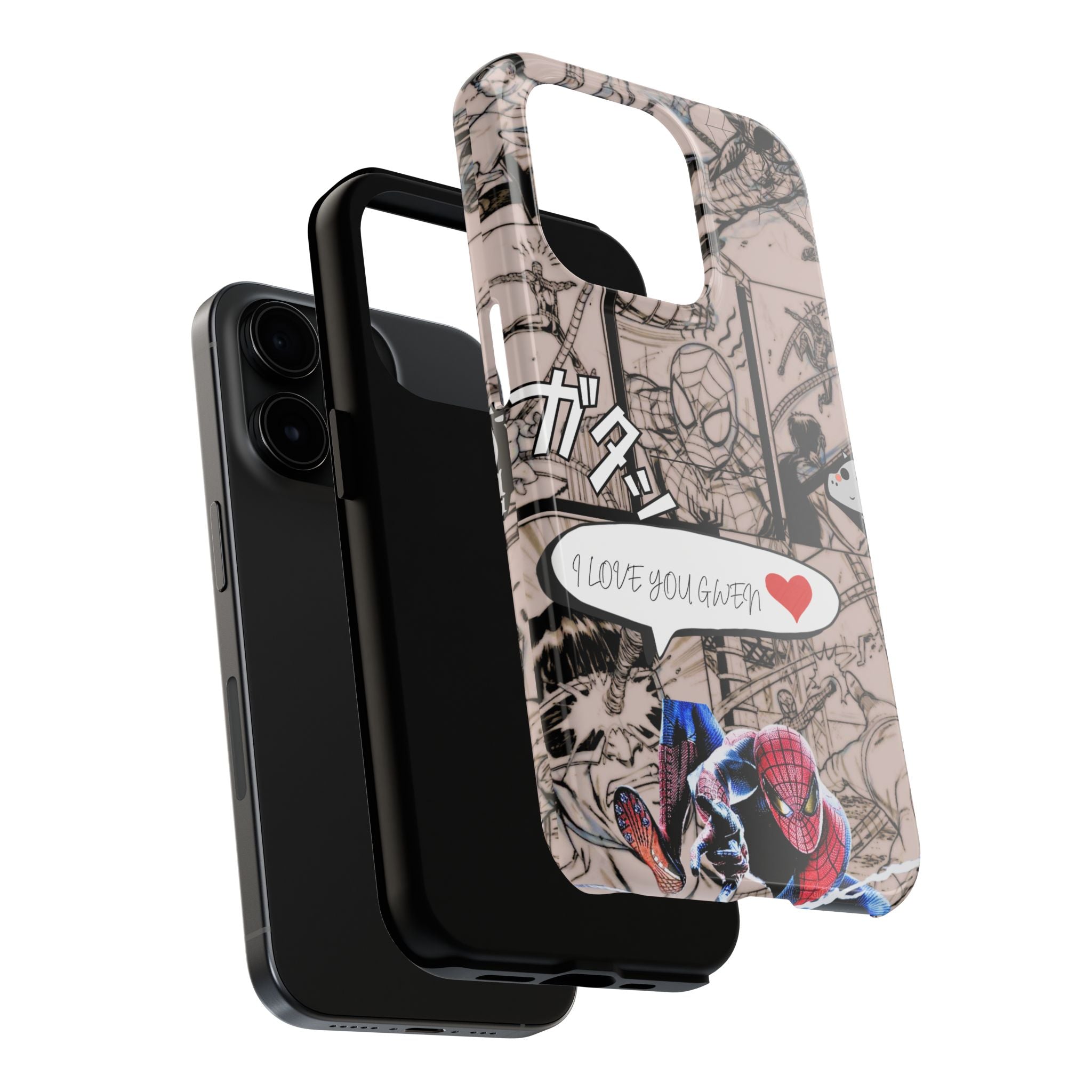 Comic Panel Tough Phone Case — "I Love You Gwen" Graphic