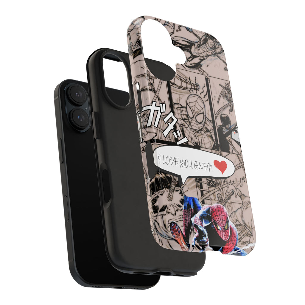 Comic Panel Tough Phone Case — "I Love You Gwen" Graphic