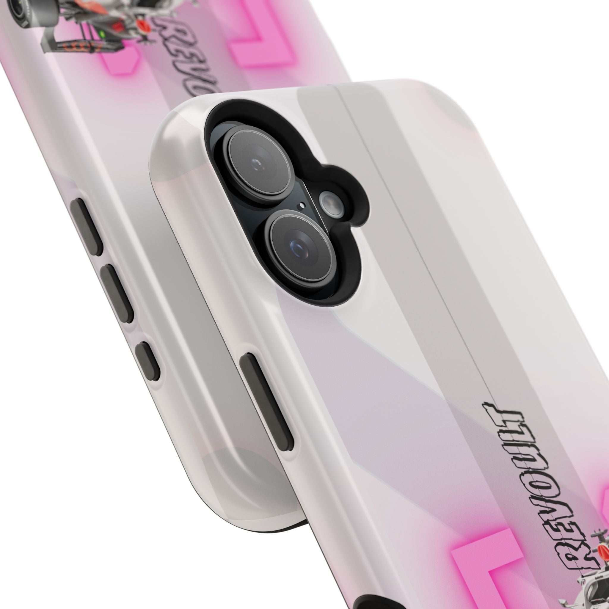 Phone Case — Pink Racing Car 'F1 Revolt' Magnetic Impact-Resistant Case