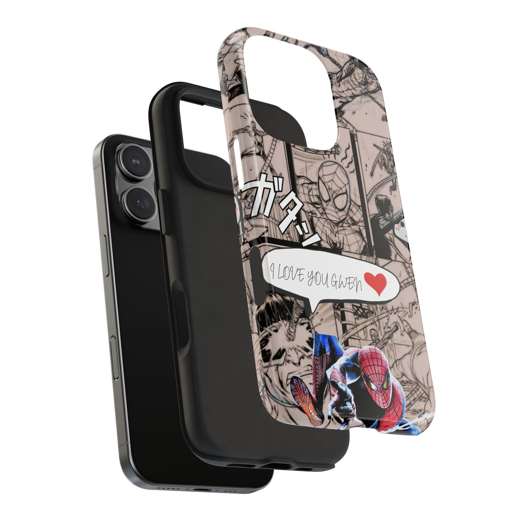 Comic Panel Tough Phone Case — "I Love You Gwen" Graphic