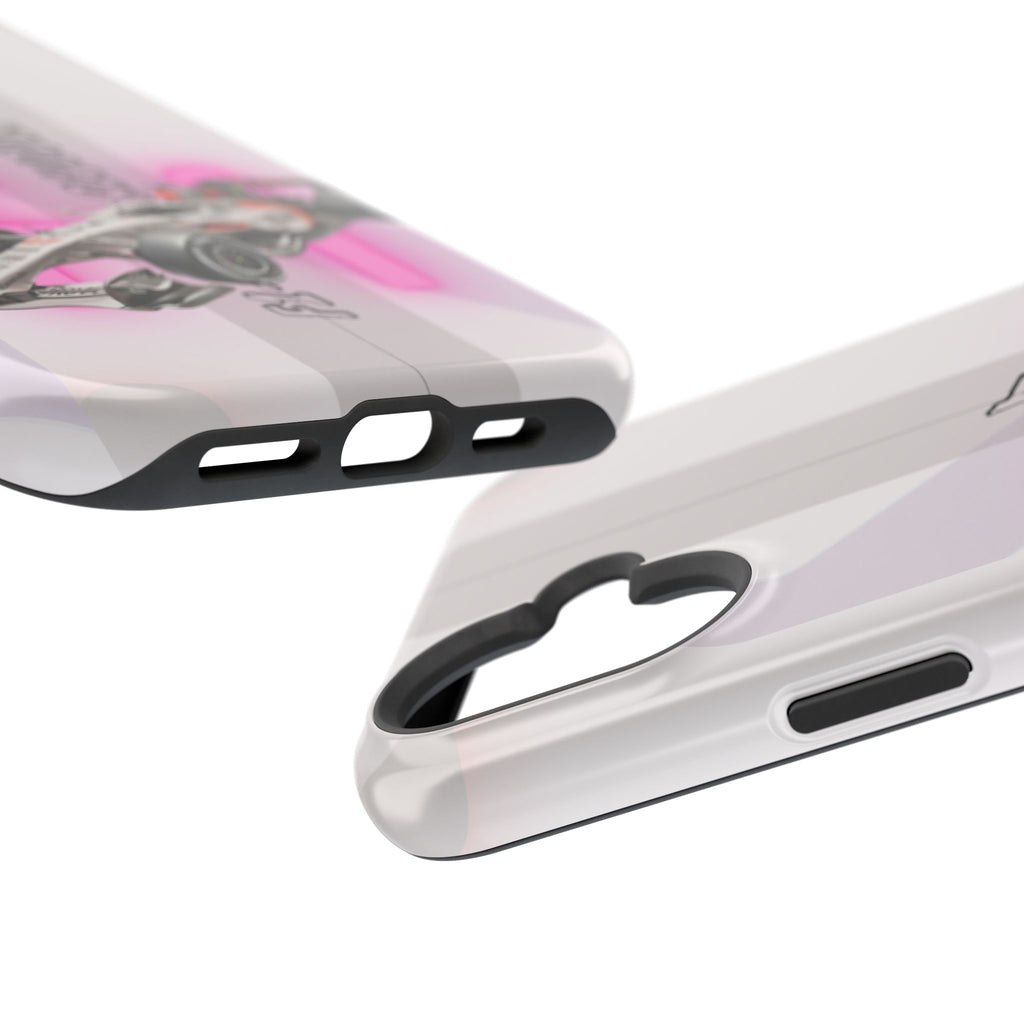 Phone Case — Pink Racing Car 'F1 Revolt' Magnetic Impact-Resistant Case