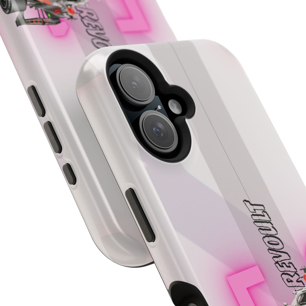 Phone Case — Pink Racing Car 'F1 Revolt' Magnetic Impact-Resistant Case