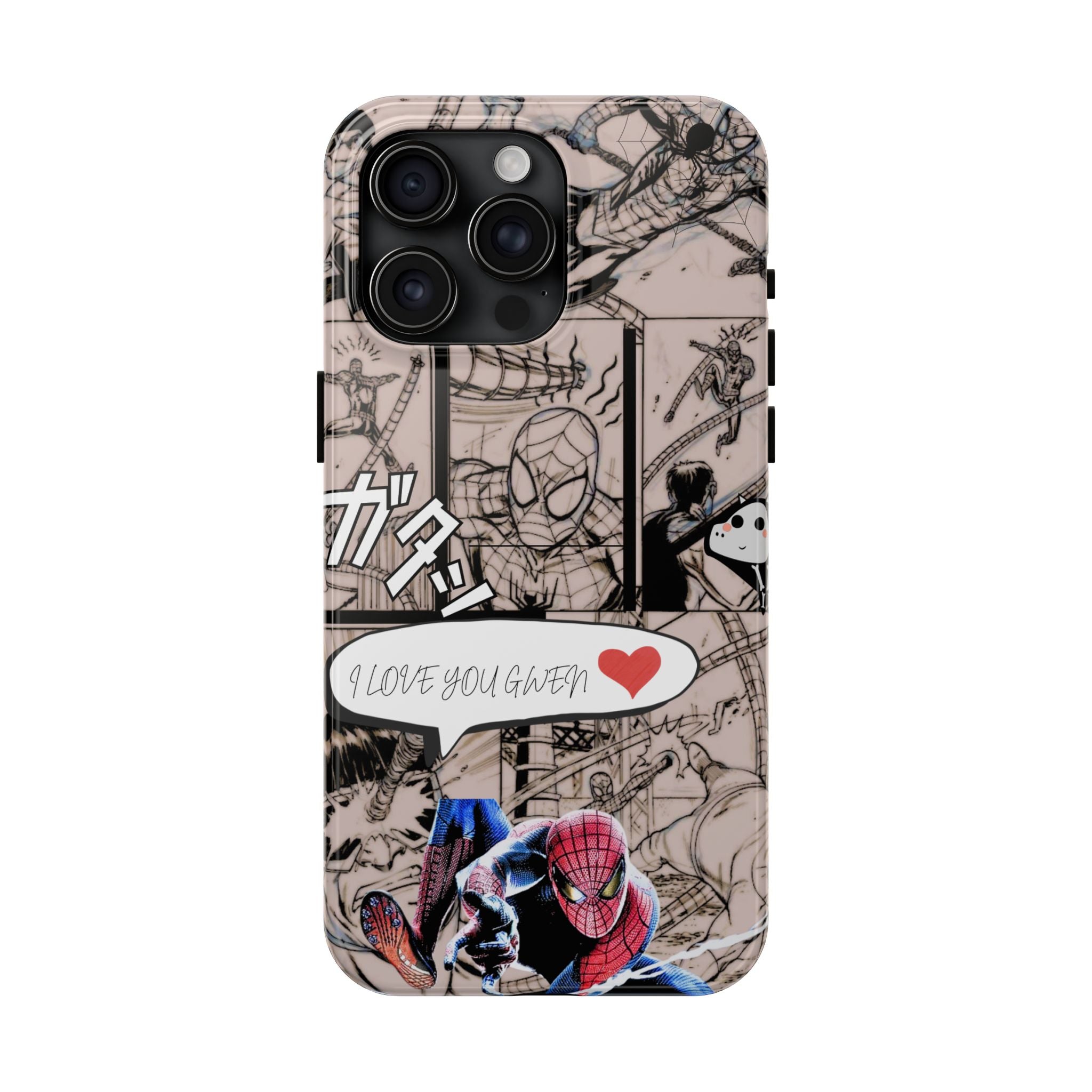 Comic Panel Tough Phone Case — "I Love You Gwen" Graphic
